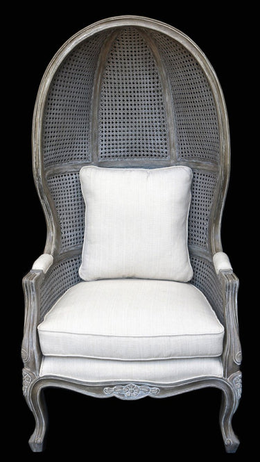 AFD Mystique Grey Mahogany Ballon Chair Chairs AFD Grey